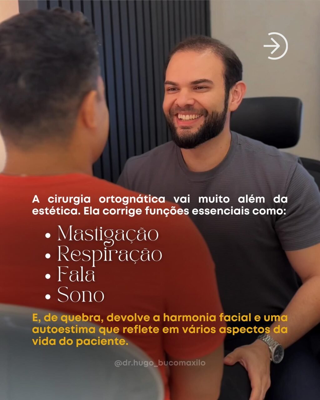 Instagram post from dr.hugo_bucomaxilo. This post is in position 2.